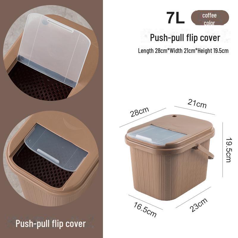 Kung Fu Tea Set Accessory: Tea Dregs Drainage Bucket and Tea Tray Waste Container for Tea Ceremony