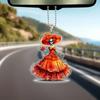 Car Acrylic Stunning Hanging Ornament For Halloween Festive Decor With Cartoon Style