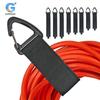 Heavy Duty Nylon Storage Strap with Carabiner and Hook & Loop Tie