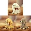 Plush Teddy Dog Keychain With Pp Cotton Filling For Couples And Travel Accessories