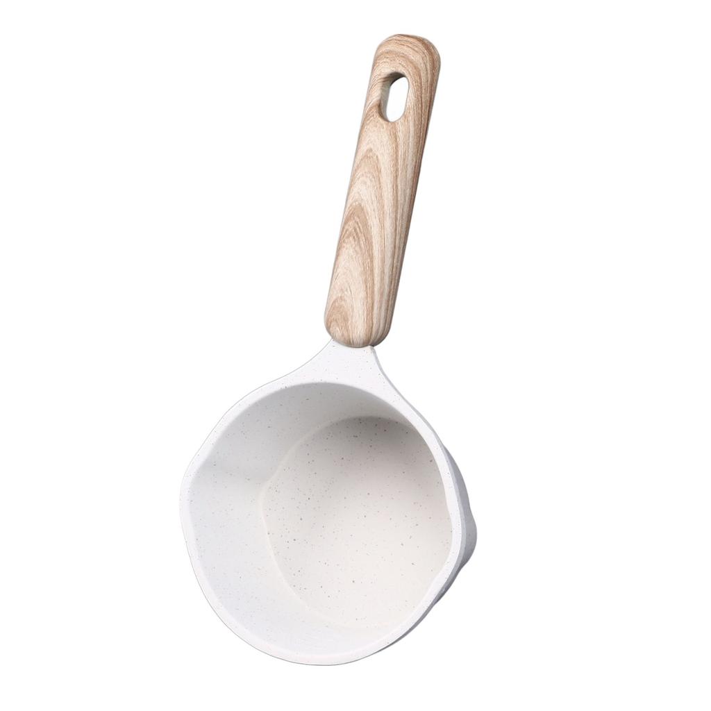 Kitchen Sauce Pan Prevents Stick Deepening Height   Stone Sauce Pot with Pour Spouts for Pouring Oil Milk Heating Frying