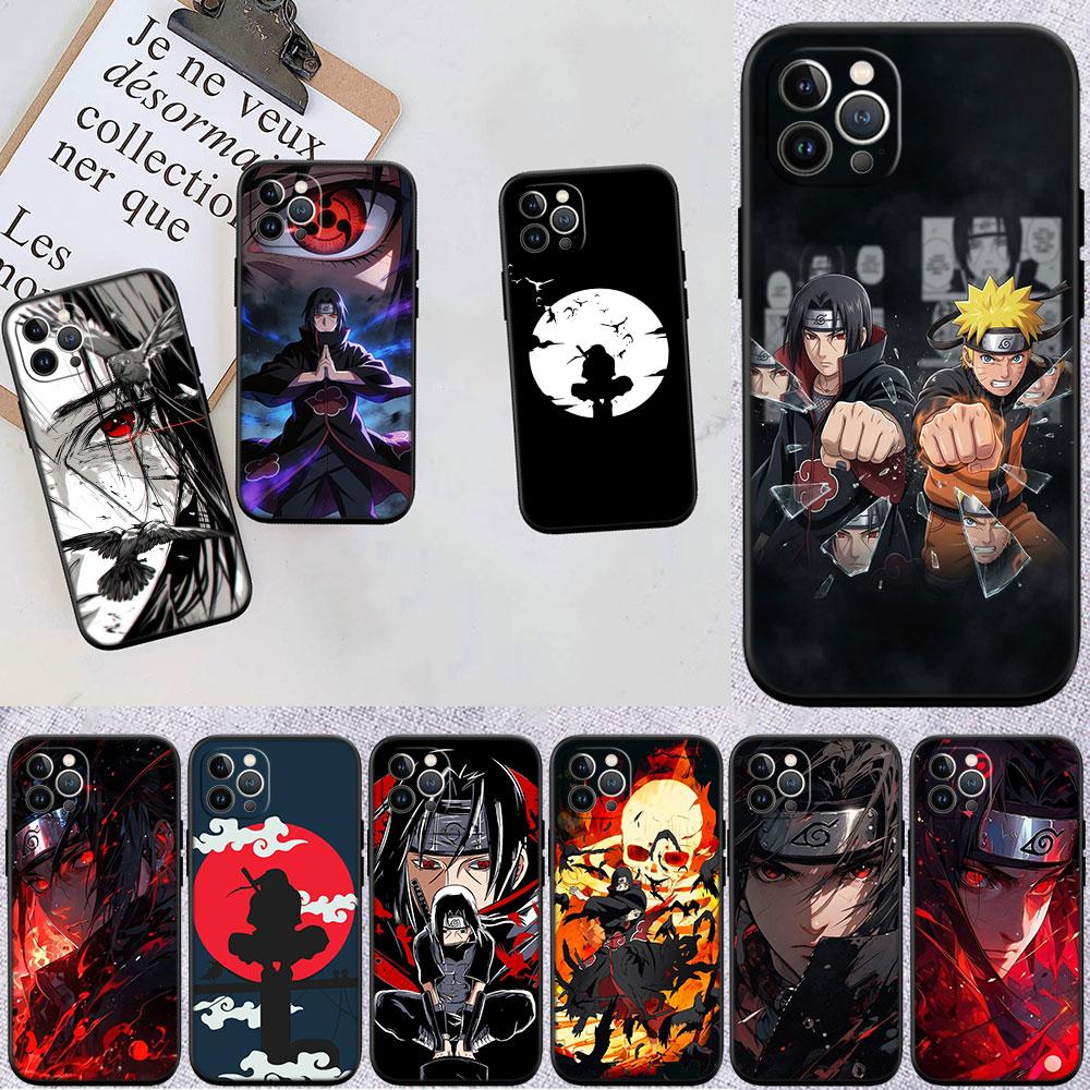 LO73 Naruto Uchiha Itachi Soft Shell Phone Case for Samsung Galaxy S20 S21 S22 Ultra FE + Plus A21S A22 A24 A25 A26 A30 A30S A31