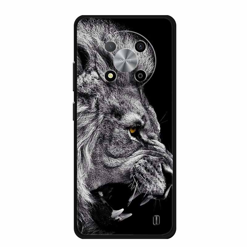 Capa Para ZTE Blade A73 5G Animais Silicone Macio TPU Capa de Telefone Para ZTE Blade A73 5G 7160N Capas Lobo Fruta Estampada Fofa Coque
