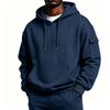 Herren Kapuzenpullover mit Taschen Lässig Bequem Pullover Sweatshirt