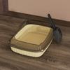 Cat Litter Box Semi-closed Open Splash-proof Cat Excrement Basin Cat Toilet Large Thickened Cat Kitten Potty