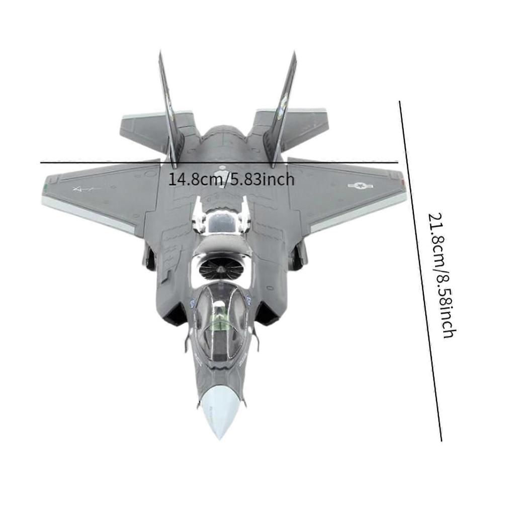 1/72 F35B Fighter Model Gift Alloy Airplane Model for Office Bar Bookshelf