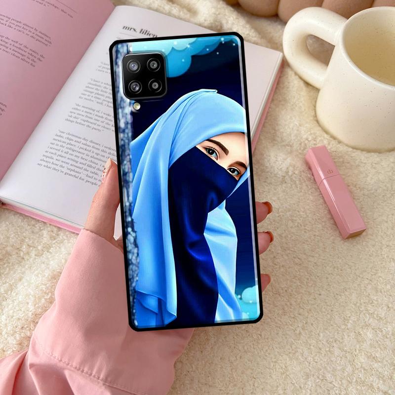 Muslim Islamic Hijab Gril For Samsung Galaxy A55 A35 A15 A32 A12 A22 A52 A54 A34 A14 A56 A36 A26 A16 A13 A53 A06 Case