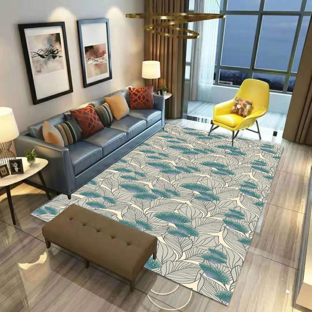 Wohnzimmerteppich Geometrisch Abstrakt Tuschemalerei Teppich Couchtisch Sofa Schlafzimmer Bettvorleger