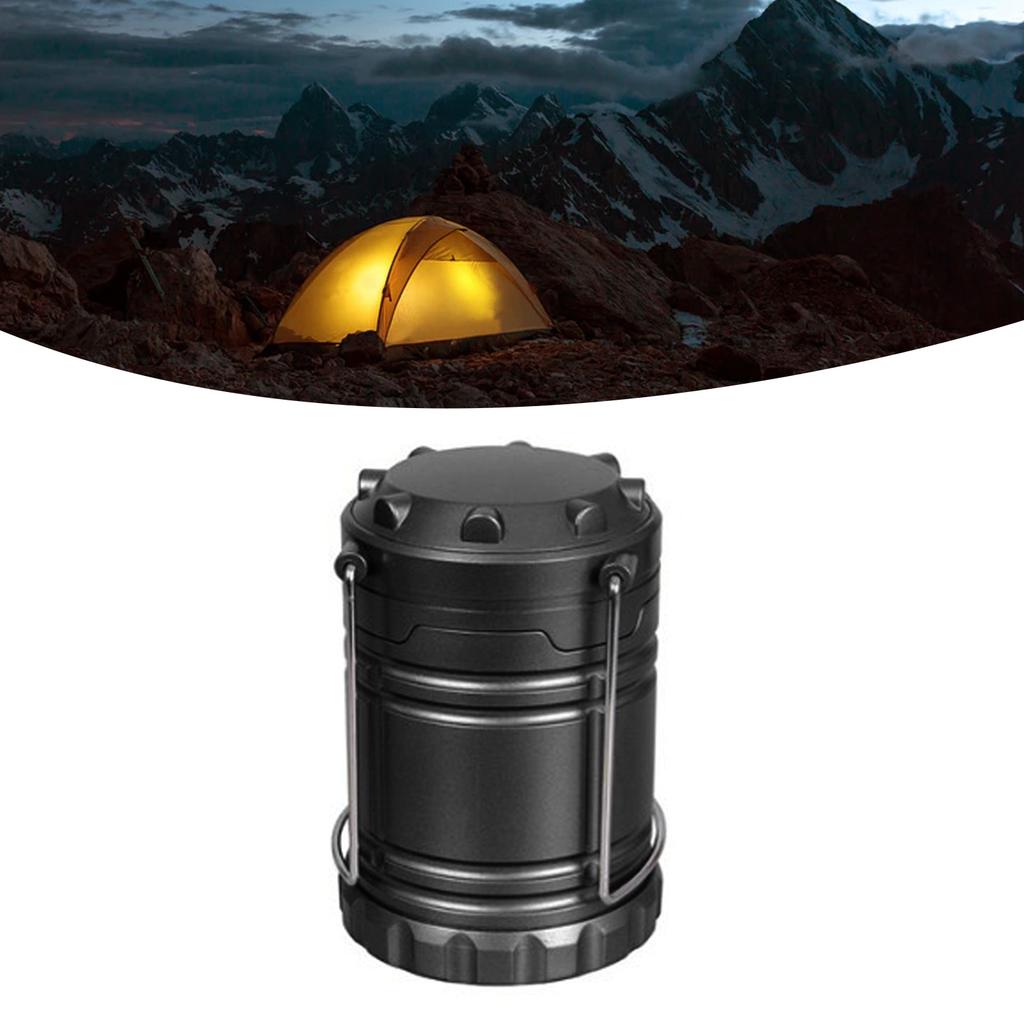 Campfire Camping Tent Lights Adjustable Two Lighting Modes Stainless Steel Hanging Handle for