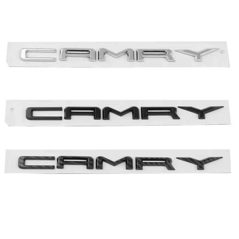 3D ABS high quality for Toyota Camry car Letter front Emblem Rear tail trunk Decals badge sticker Decal styling car Accessories