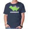 Unisex Crew Neck T-Shirt Legosaurus Dinosaur Graphic Short Sleeve Casual Tee