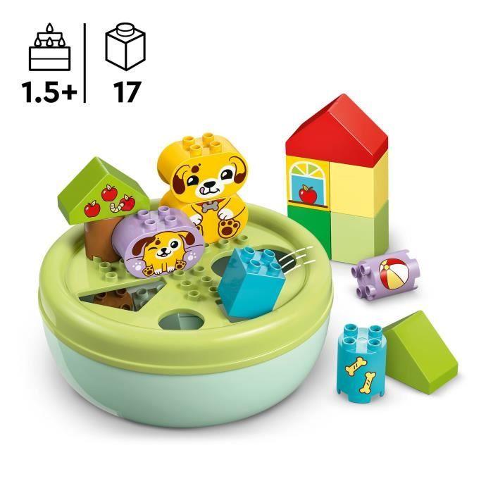 LEGO DUPLO My First 10441 Trieur De Formes : La Niche Du Chiot - Jeu D'éveil Dès 18 Mois