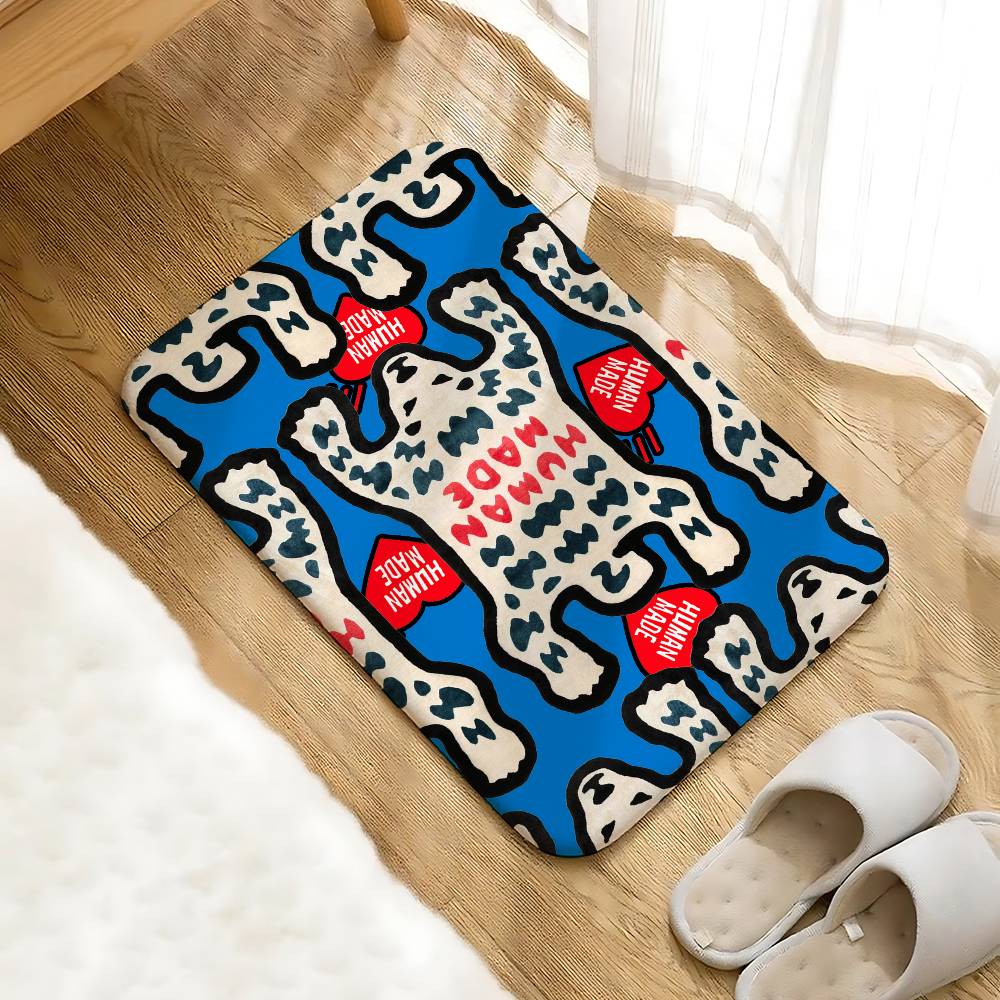 Fashion Design-H-Humans-M-Mades-Entry Door Floor Mat Festive Decorations Carpet Bathroom Anti-slip Mat Entrance Doormat