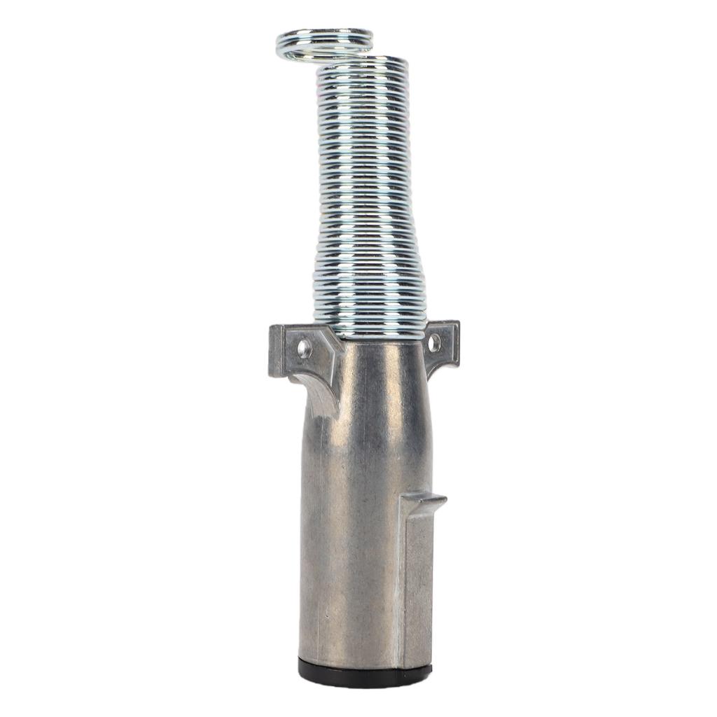 7 Pin Round Trailer Connector Heavy Duty 7 Pin Round Wiring Harness Socket with Extended Spring