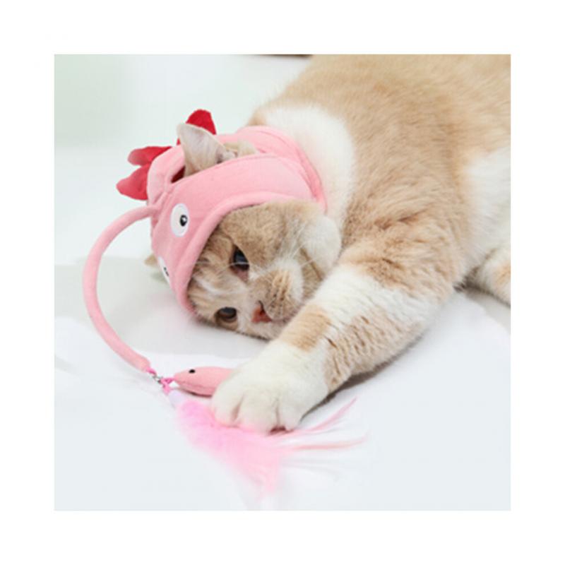 Creative Pet Growth Environment, Interactive Cat Hat For Summer Comfort And Natural Instinct Encouragement