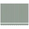 Replacement Canopy Fabric Green and White 3 X 2.5 M Polyester