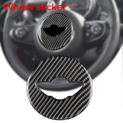 Autocollants de Volant Pour Accessoires Mini Cooper Countryman F60 F55 F56 Autocollant de Voiture en Fibre de Carbone Accesorios Para El Coche