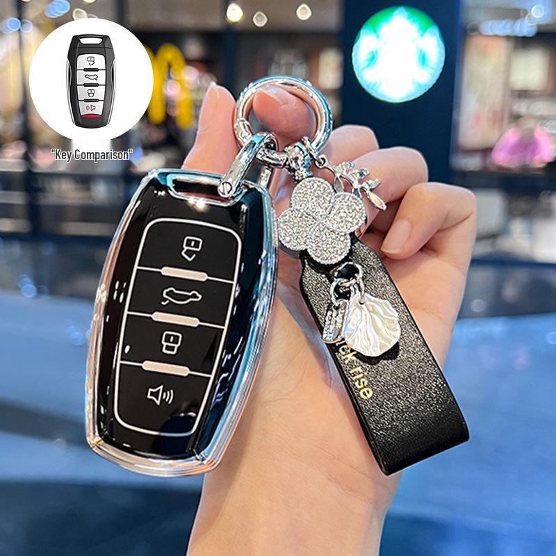 Key Cover for 2024 Haval Big Dog: Fits 23mm Chitu H6, 22mm New H9 Buckle, 19mm Old M6 Case - Simple Design