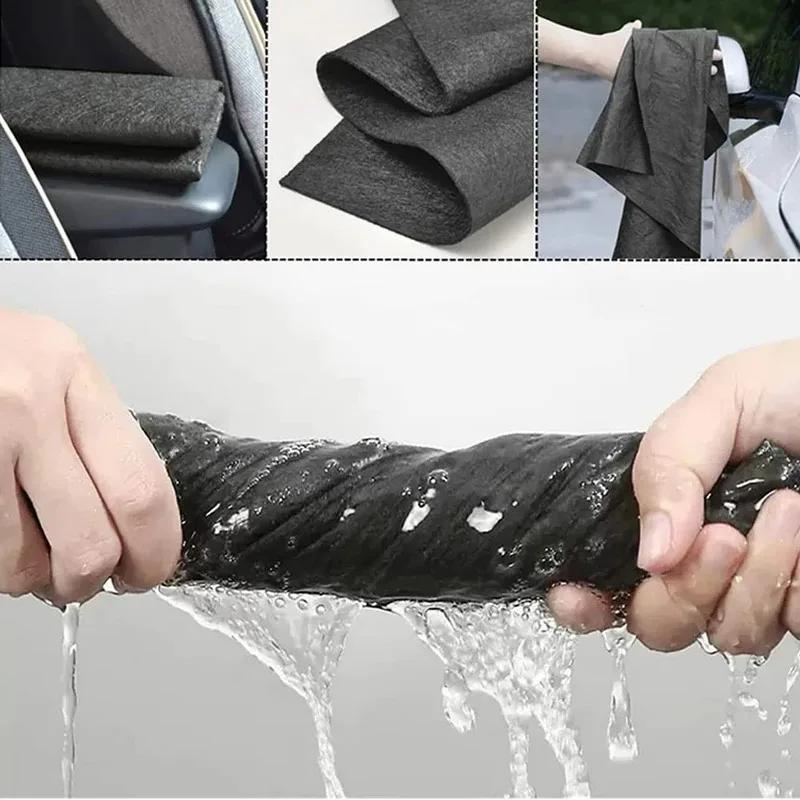 Car Window Useful Things for Kitchen Dish Cloth Glass Cleaning Dishcloth Superfine Fiber Reusable No Trace Towel Tools Home Soap