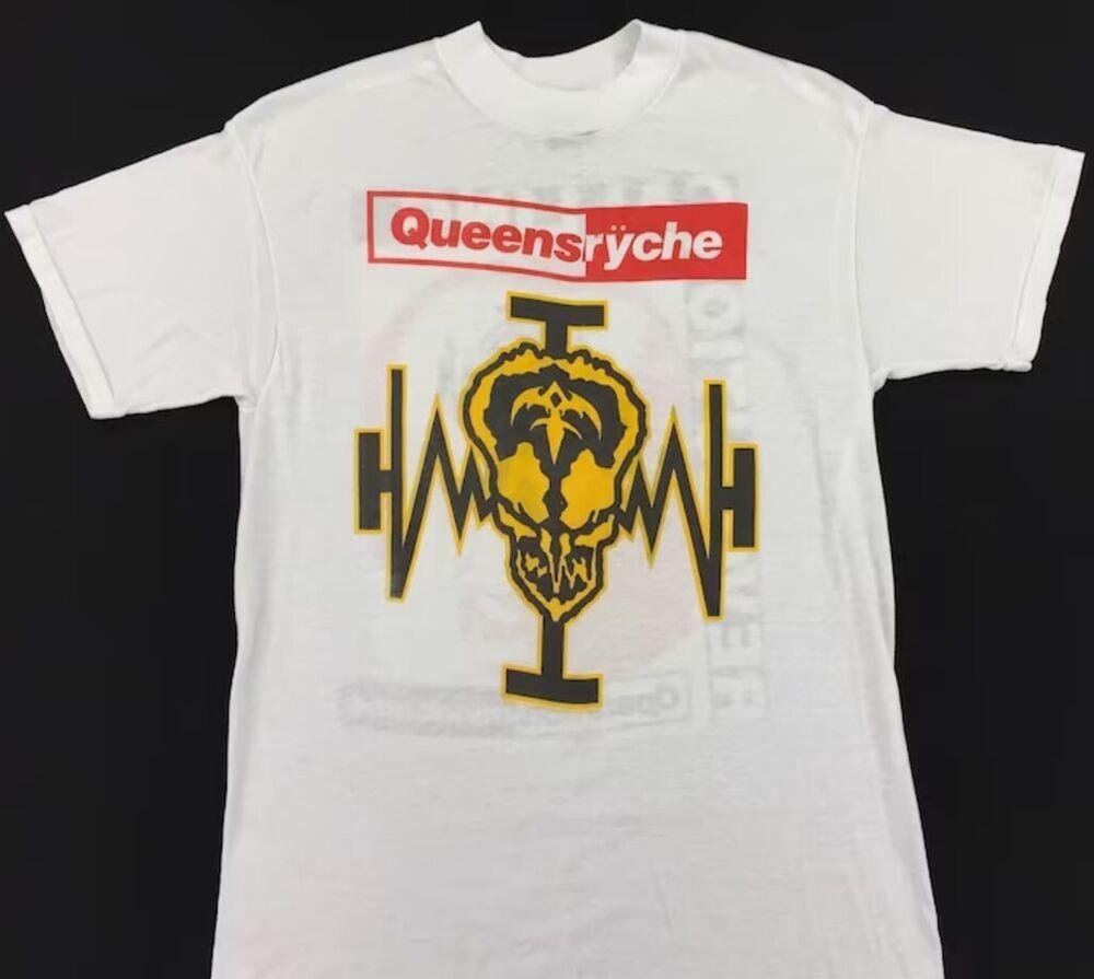 Двусторонняя футболка 80-х QUEENSRYCHE Revolution Calling, футболка-ремейк TE3598 Унисекс M