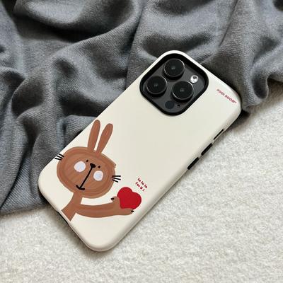 Love Bunny for Apple 17promax Cartoon Cute for IPhone16pro Lens All-Inclusive 15 New Style