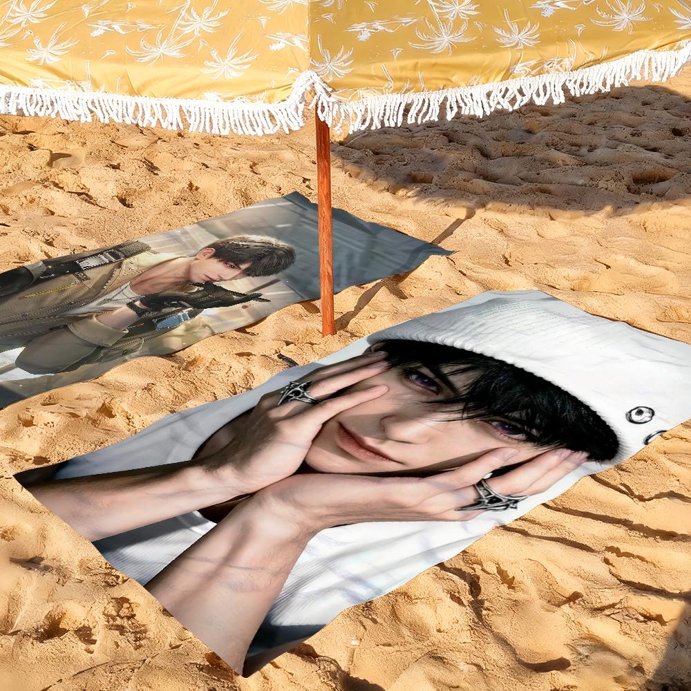 Jeu Love et D-Deepspace Caleb Serviette Douce Piscine Cadeau Pour Voyage Salle de Sport Douche Camping Séchage Rapide Sports Grandes Serviettes de Plage