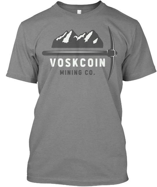 

Voskcoin Mining Co Tri Blend TTshirt Made in the USA Size S to 5XL M