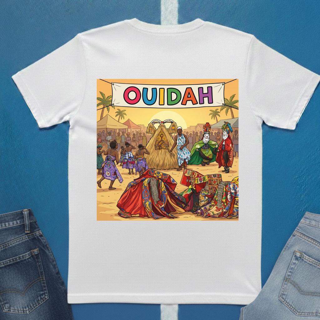 Ouidah Voodoo Festival Men's T-Shirt | Traditional Vodoun Religion Tee