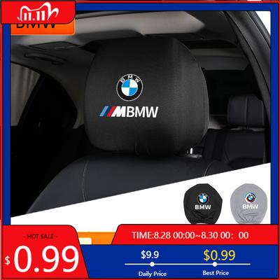 BAGG9 Car Sticker Car Seat Headrest Protective Cover Anti-Dirty Pillow Protector For X3 X5 M5 M3 E46 E90 E60 F10 E39 F30 E36 G30