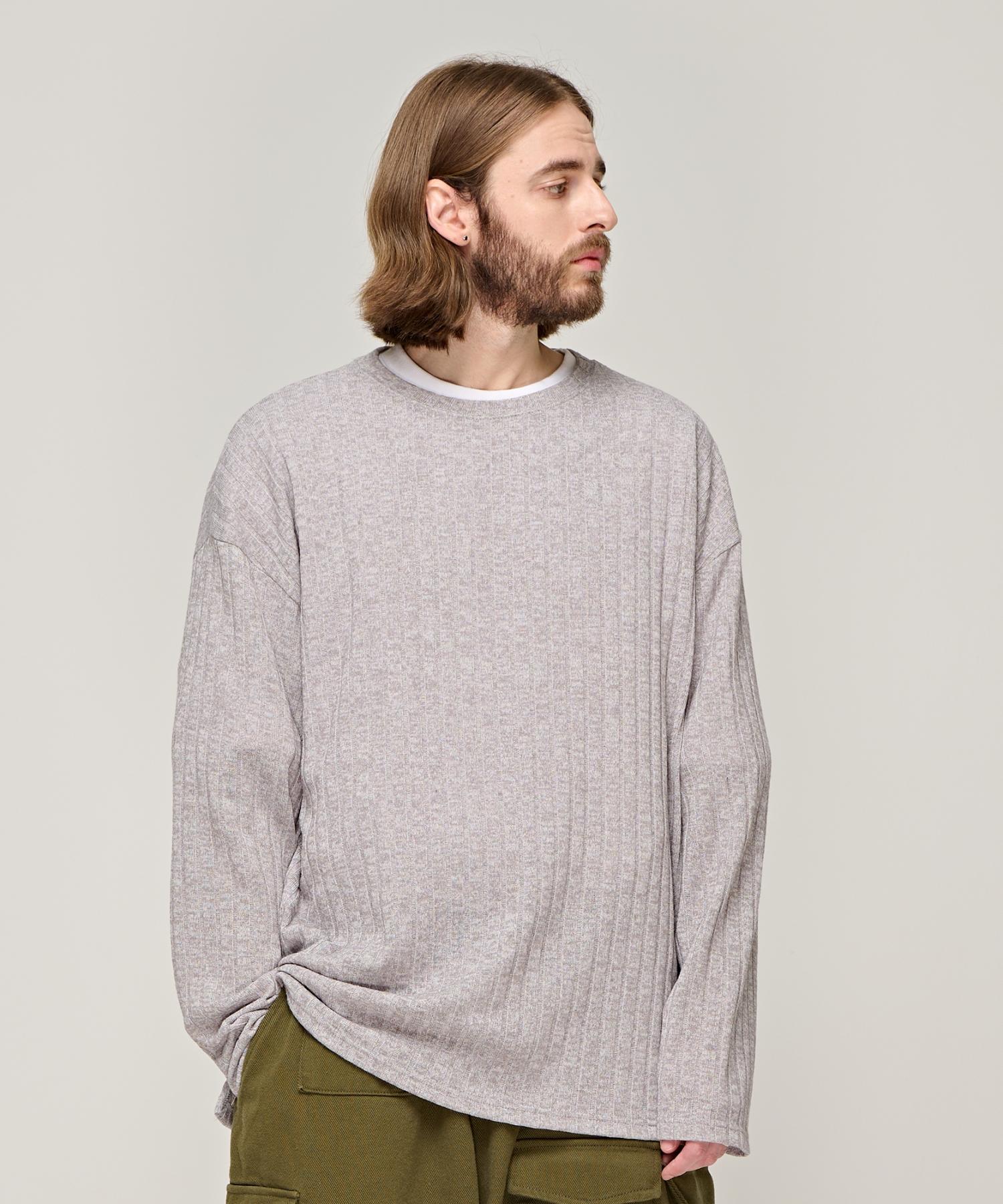 Cargo Bros Cb Ribbed Round Over Knit (Grey) Free