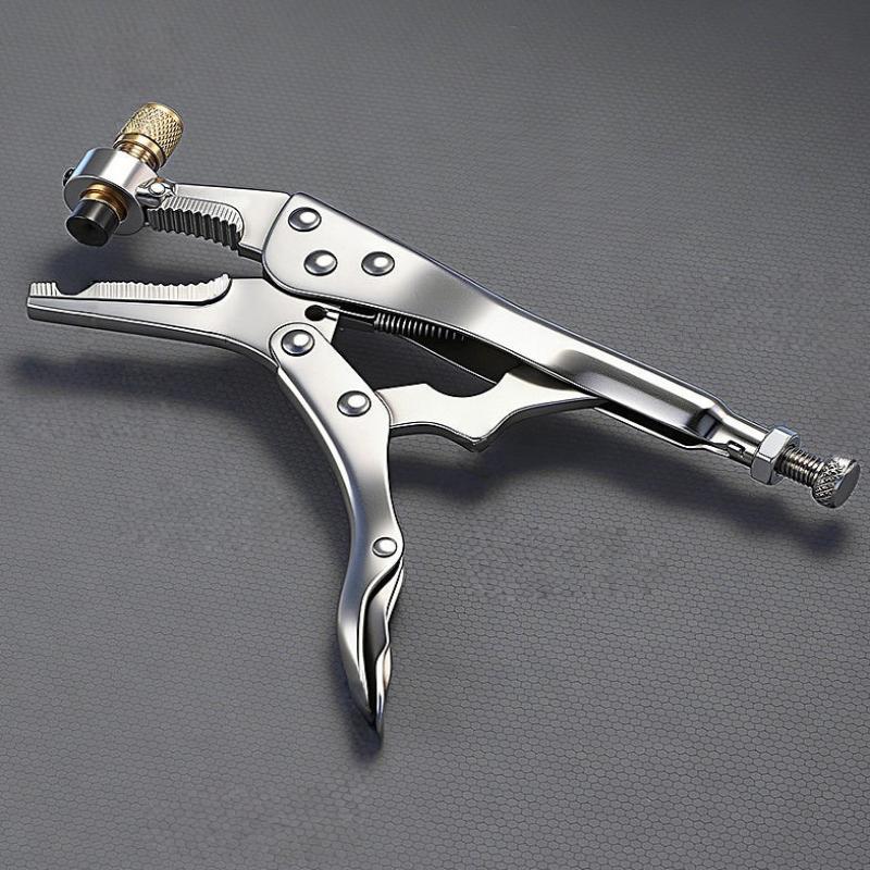 1Pcs Air Conditioner Tube Locking Plier Refrigerant Recovery Clamp Refilling Pliers For Welding Locking Plier Repair Tool