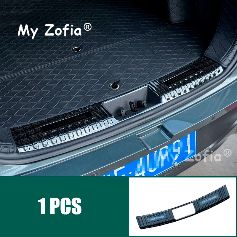 For Chery Tiggo 8 Pro 2025 2026 Car Stainless Trunk Cover Tailgate Guard Rear Bumper Scuff Sill Plate Pedal Stickers Accessories