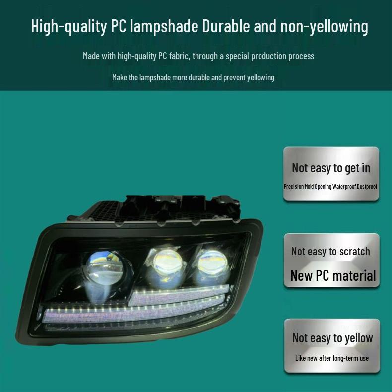 Super Bright All-LED Three-Lens Laser Headlight Assembly for New Ouman GTL 19 Models
