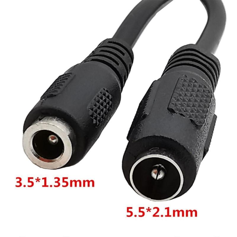 DC 3.5x1.35mm/5.5x2.1mm Female to Micro USB Male Connector Adapter Wire 5V Power Supply Cable Aging Resistance Cord