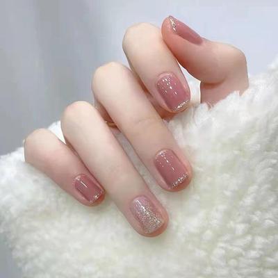 Transparente, abnehmbare Nailart-Patches im French-Stil