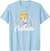 Hot Fashion Casual Disney Cinderella Classic Princess T-Shirt S-4XL Four Seasons