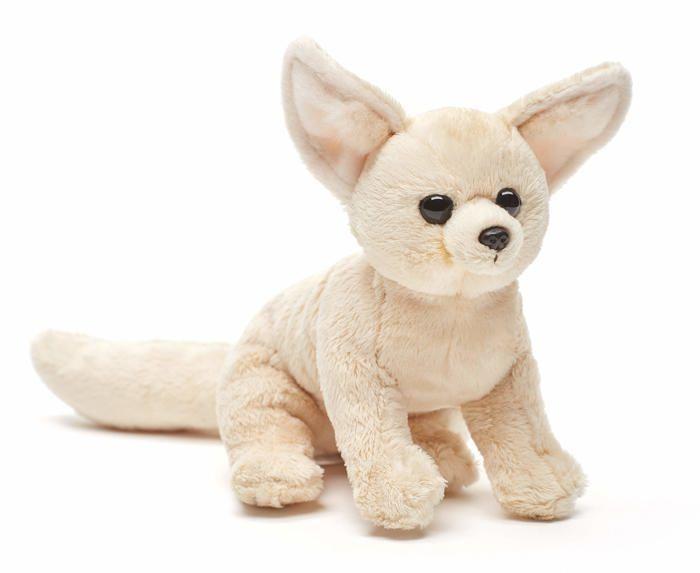 Peluche - uni-toys - ew-25155 - bebe fennec - 18 cm - renard des sables - doudou