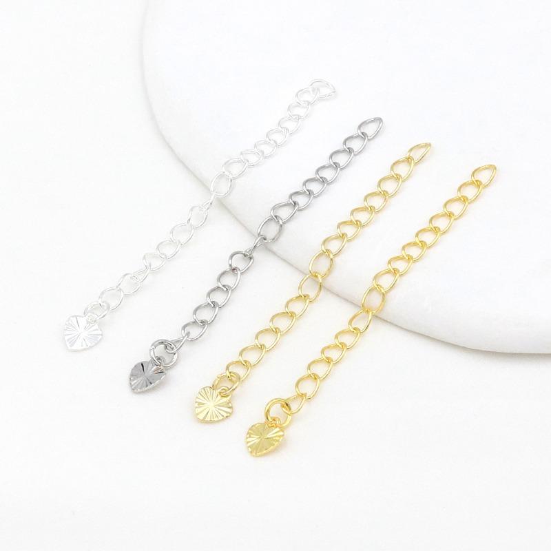 K Bag Gold Color Retention Tail Chain Extension Chain Homemade Bracelet Necklace DIY Handmade Accessories Handmade Jewelry Material D