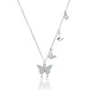 Julius1 Jsp-0032 Silver925 Cubic Zirconia Butterfly Necklace