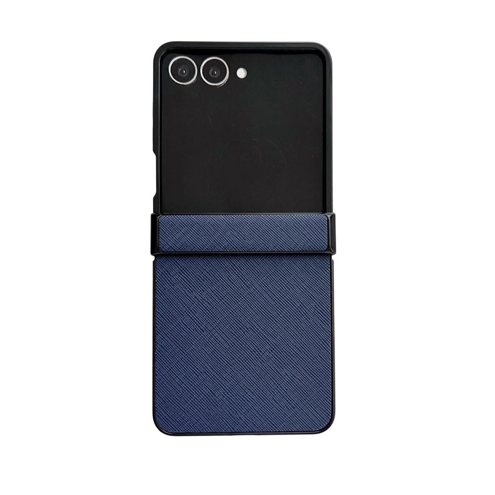 PU-Leder Handyhülle für Samsung Galaxy Z Flip 7 FE 6 5 4 3 5G Flip7 Flip6 Flip5 Flip4 Scharnier Schutzhülle