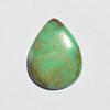 Natural Chrysoprase Gemstone Cabochon - Loose Semi Precious Stone 27 Carats Pear Shape 31x24 Mm, Jewelry Craft Supply
