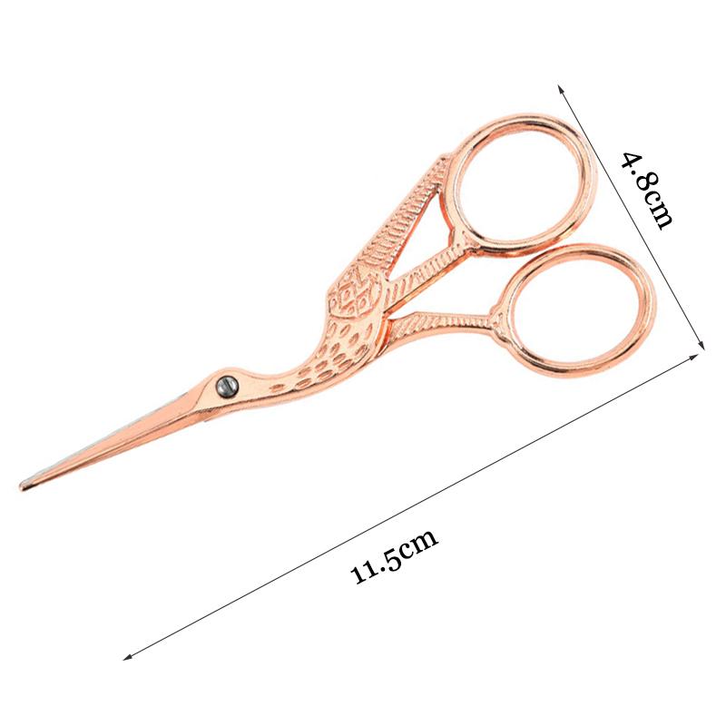 Peacock Stork Vintage Sewing Needlework Color Scissors Tailor Embroidery Scissor Crafts DIY Tailoring Fabric Cloth