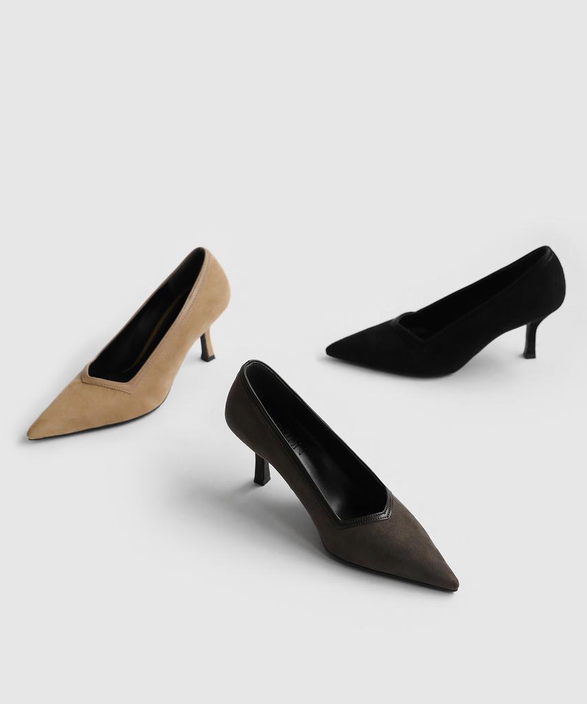 Sappun Leona Suede Pumps Heels (5/7Cm) (Type A)
