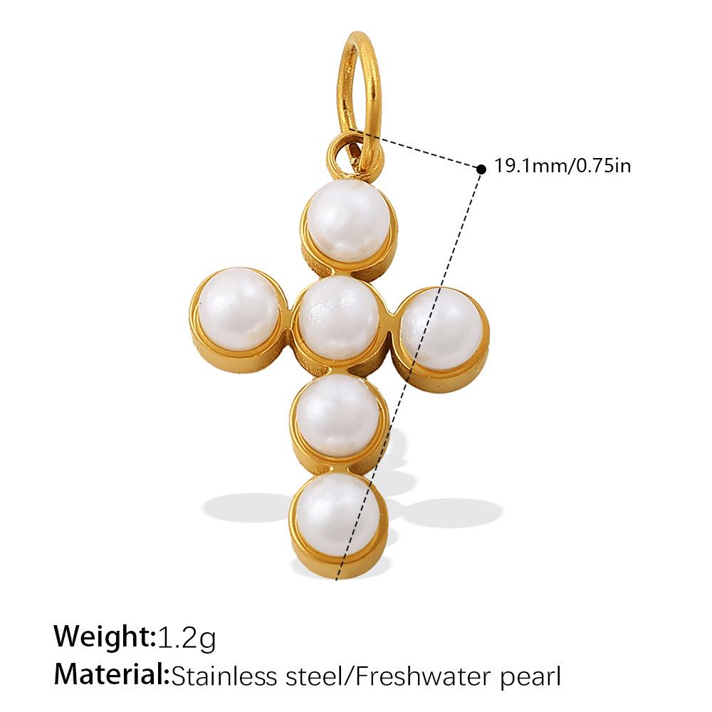 Ocean Wind Retro Diy Key Love Pendant Stainless Steel Gold-Plated Various Style Accessories