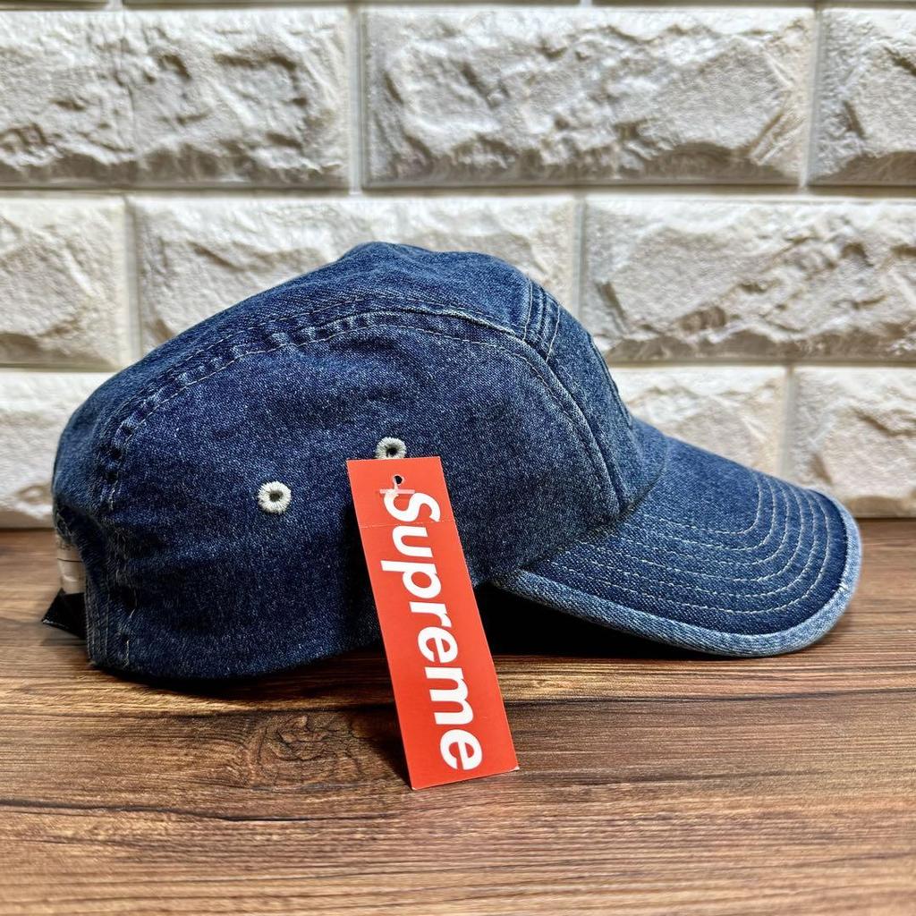 [USED] /All Tags Supreme Embossed Stonewash Camp Cap