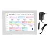 Calendário Digital WiFi de 10,1 Polegadas 1080P HD Touchscreen Interativo Planejador de Parede Controle por Aplicativo Suporte 32GB de Armazenamento para
