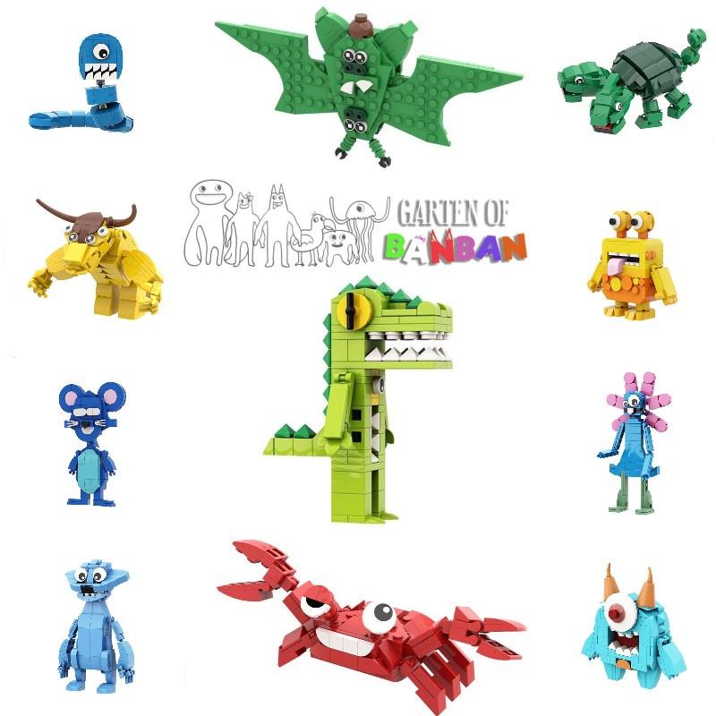 Baban Kindergarten Building Blocks Season 3 Green Monster Doll Garden Handicraft Baban Playground Building Blocks Toy