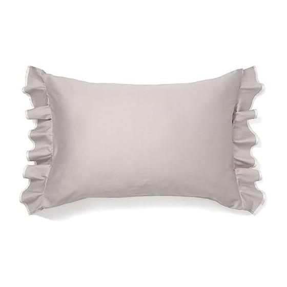 Francfranc Luance Pillow Cover 700 x 500 Gray x White