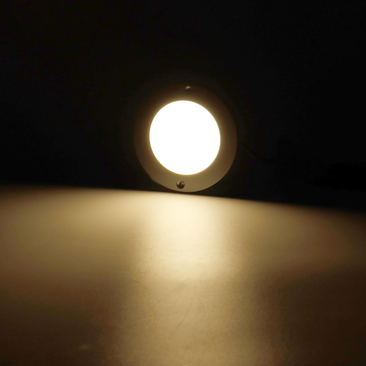 

1CS 12V LED Dome Light Ceiling Lamp Caravan Accessories for RV Marine Boat Camping Car Motorhome Trailer Interior Roof Light 1PCS теплый белый
