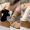 Candy Color Sweet Girl Leg Warmers NEW Korean Knitted Foot Cover Women Solid Color Autumn Winter Stylish Elastic Long Tube Sock